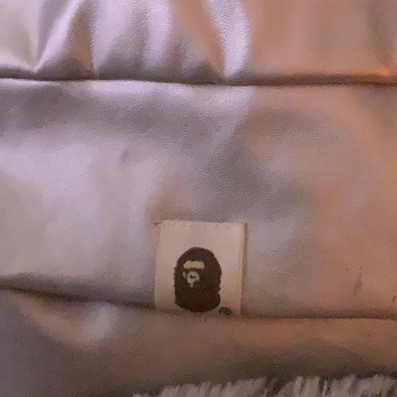 A Bathing Ape Quilted warm Winter Shark Skin Winter Jacket with original tags XL - Picture 12 of 14